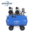 Mejor precio 2 cilindro 2hp 3hp 50L compresor de aire silencioso silencioso libre del aceite móvil para la venta